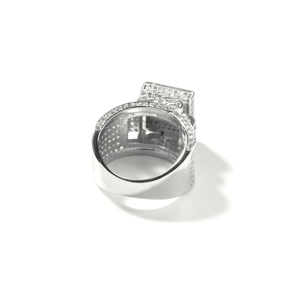 Diamond Block Ring
